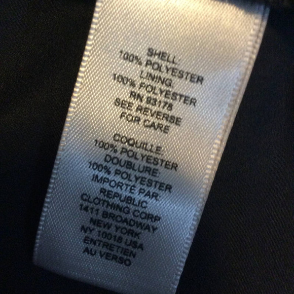 Catherine Malandrino Size XS Black Button Down Blouse With Neck Tie - Picture 9 of 9